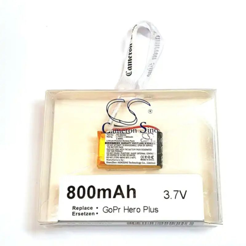 Gopro Hero plus HWBL1 CHDHA301PR062334 800mAh 3.7v camera battery