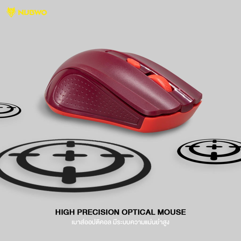 nubwo-nmb-017-wireless-mouse-คลิกเงียบ-จับกระชับมือ-หลากหลายสีสัน-ใช้งานง่าย-รับประกันศูนย์-1-ปี