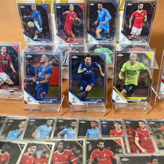 การ์ดสะสมฟุตบอล Topps Chrome รวมนักเตะดัง และทีมลิเวอร์พูล แมนยู เชลซี แมนซิตี้