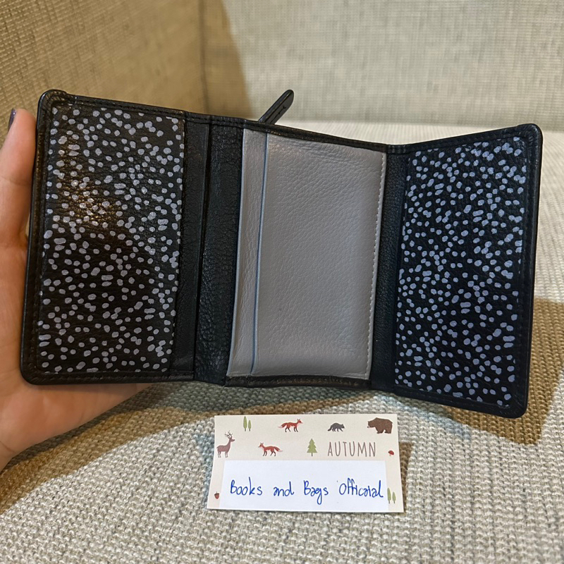 radley-london-leather-tri-flod-wallet-กระเป๋าสตางค์ใบเล็ก-พับ3ท่อน-หนังวัวแท้-สีดำ