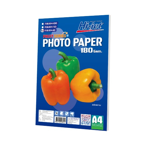 กระดาษโฟโต้-ผิวมัน-hi-jet-inkjet-fruit-series-glossy-photo-paper-180-แกรม-a4