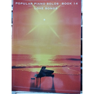 POPULAR PIANO SOLOS BOOK 14 - LOVE SONGS9780711937352
