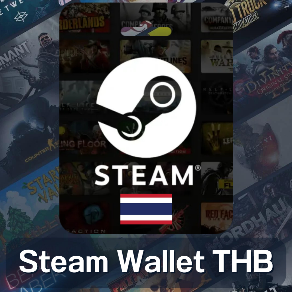 ภาพหน้าปกสินค้าบัตร Steam Wallet (THB)