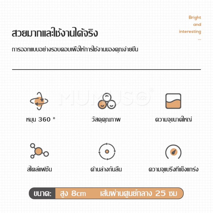 equal-ถาดใส่เครื่องปรุง-ที่เก็บเครื่องสำอาง-ถาดใส่ของ-กล่องใส่ของ-กล่องเก็บของ-หมุนได้-ภาชนะจัดเก็บ-ถาดหมุน-ถาดใส่ของ