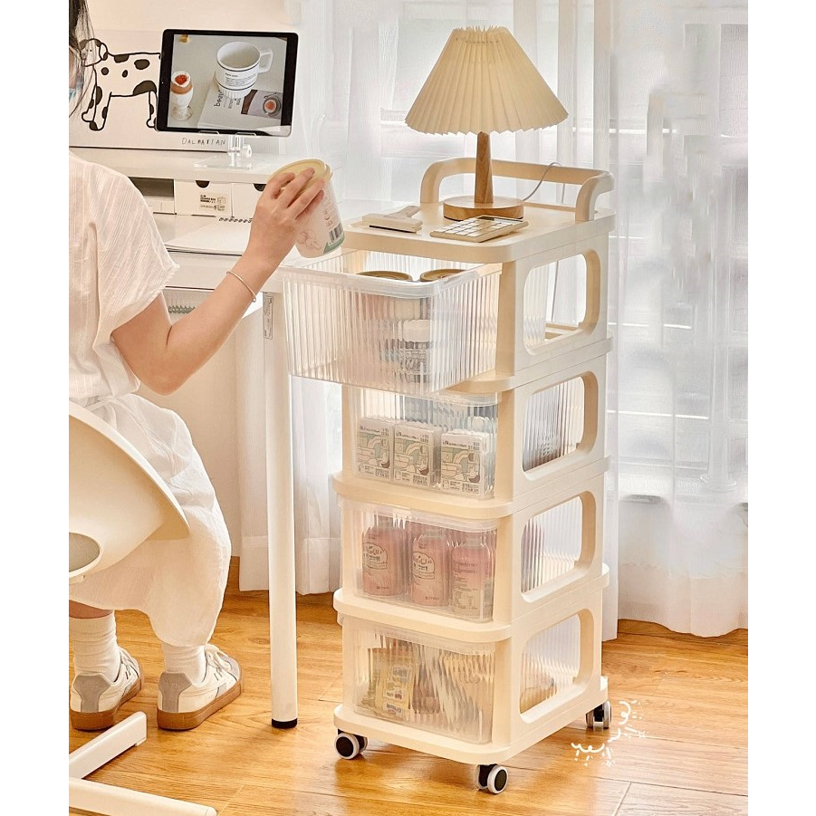 dear-home-ชั้นวางของมีล้อ-shelf-with-wheels