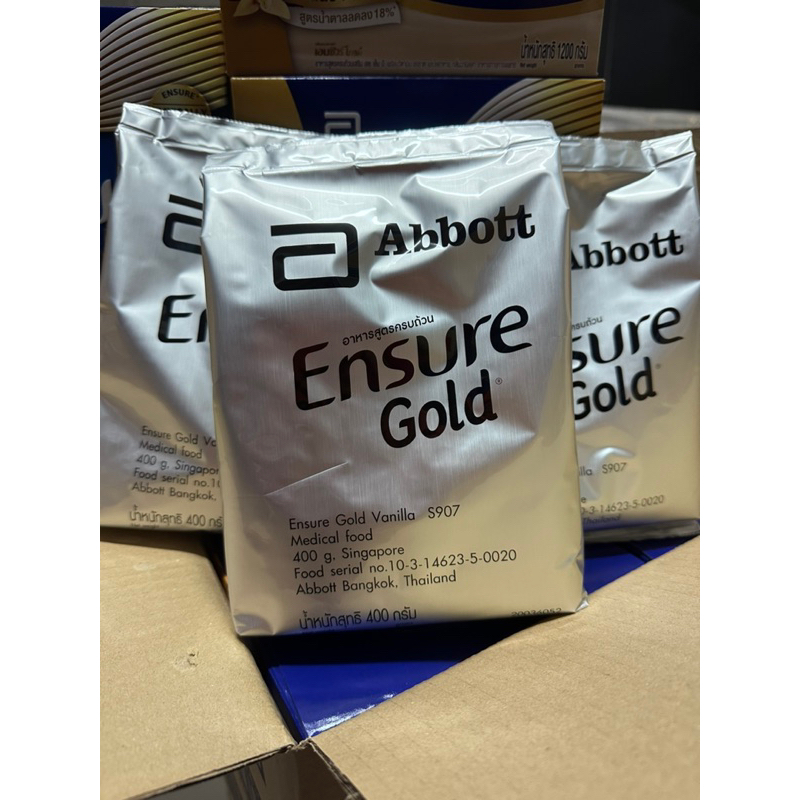 exp-07-24-ส่งไวค่าส่งถูก-ensure-gold-1200กรัม-1กล่อง-400gm-x-3-ถุง-วิตามิน-เเร่ธาตุ-นมผู้ป่วย-เอนชัวร์-โกล-vanilla