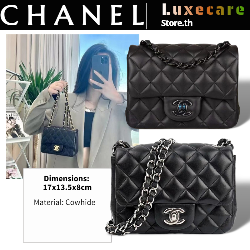 ชาแนล-chanel-classic-flap-cf-mini-women-shoulder-bag-กระเป๋าโซ่-กระเป๋าคลัช-ฝางแฟตแมน-กระเป๋าแมสเซนเจอร์