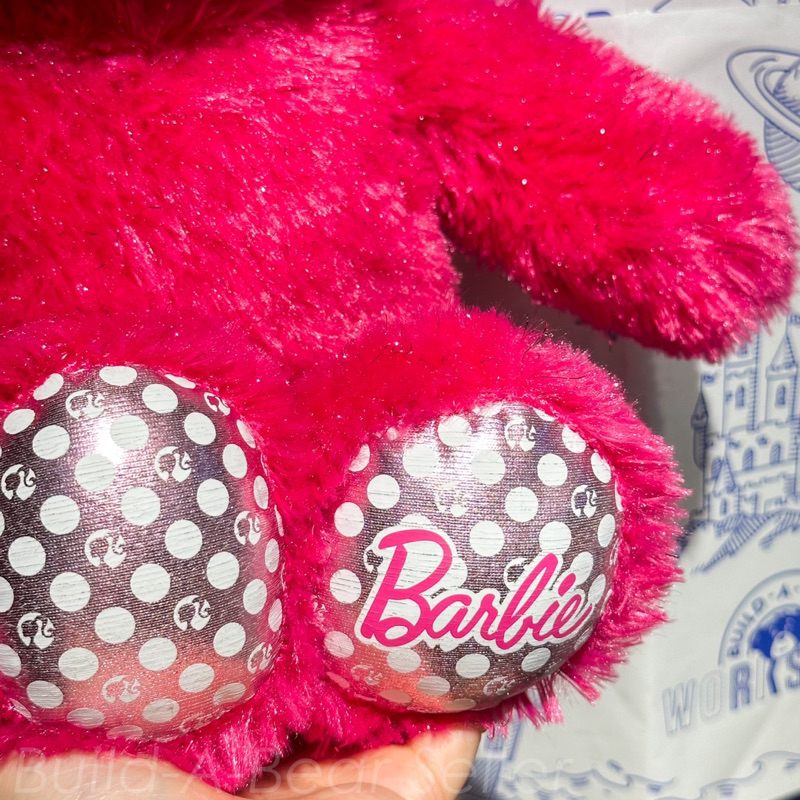 ขายดี-ตุ๊กตาหมี-บิ้วอะแบร์-รุ่นบาร์บี้-สีสวย-build-a-bear-สินค้ามือสองคุณภาพสูงนำเข้าจากอเมริกา