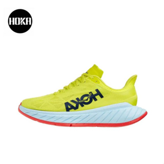 HOKA ONE ONE Carbon X 2 yellow ของแท้ 100 %  Sports shoes Running shoes style