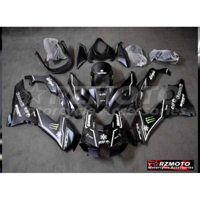 แฟริ่ง-kawasaki-zx10rr-ปี21-23-ninja-ชุดสีแต่งบิ๊กไบค์-เปลือกรถ-ครอบเฟรมอุปกรณ์ตกแต่งรถมอเตอร์ไซค์-ขอบแฟริ่ง