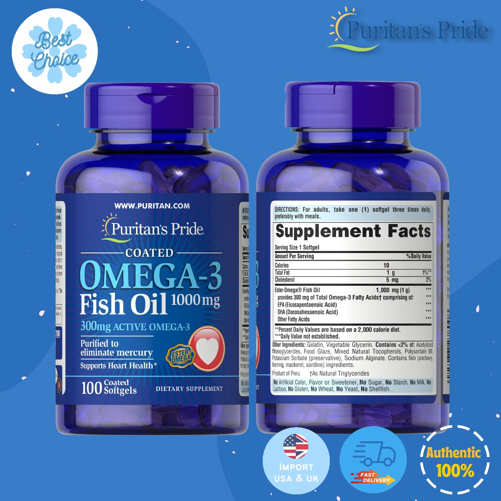 พร้อมส่ง-puritans-pride-maximum-strength-triple-omega-3-6-9-omega-3-fish-oil-1000-mg-บำรุงสมอง-สายตา