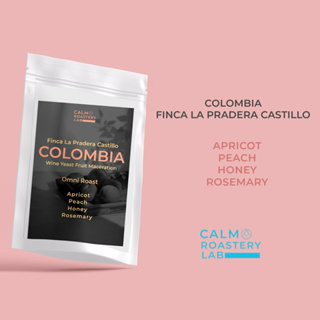 เมล็ดกาแฟคั่วระดับOmni roast Colombia Finca La Pradera Castillo | 100g