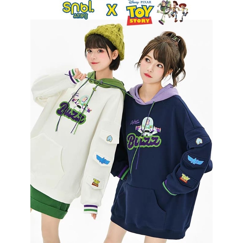Snbl x Toy Story เสื้อฮู้ดแขนยาว ทอยสตอรี่ ลิขสิทธิ์แท้ Shopee Thailand