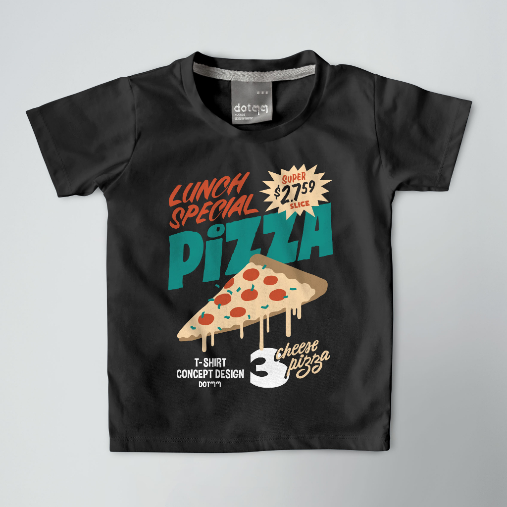 dotdotdot-เสื้อยืดเด็ก-t-shirt-concept-design-ลายhotdog-pizza-และ-softcream