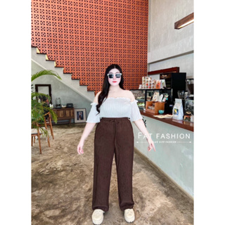 🎈Plussize กางเกงคนอ้วน🎈 • Size•  Waist (เอว) :  34-50” Hip (สะโพก) : 50” (ยืดได้อีก) Long ( ยาว)  : 41”