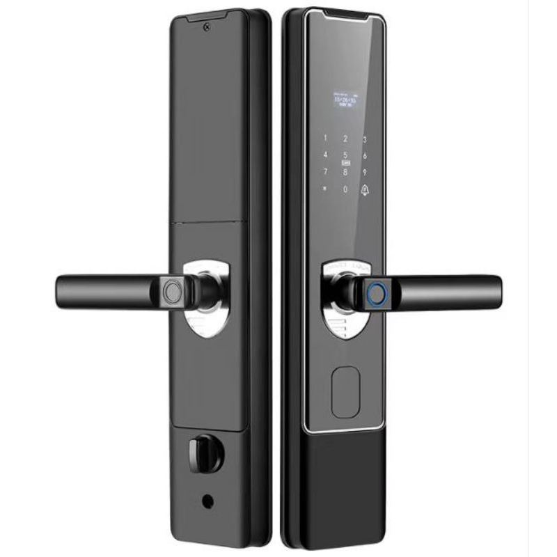 ประตูดิจิตอล-digital-door-lock-กลอนประตูดิจิตอล-สมาร์ทล็อค-smart-lock-จอสี-รุ่น-f84n