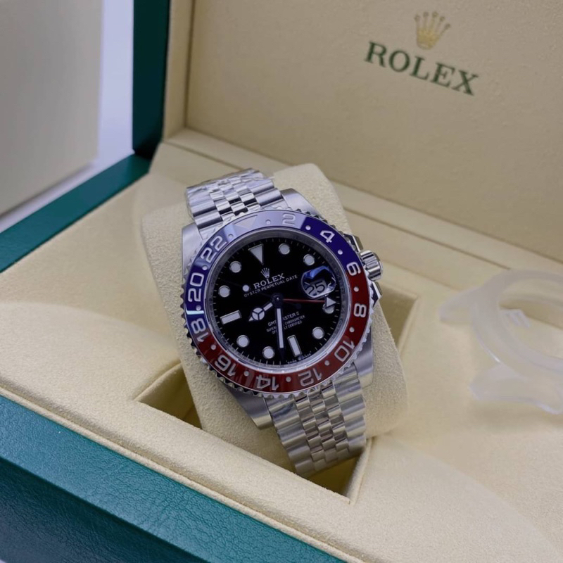 นาฬิกา-rolex-รุ่น-gmt-swiss-โรงงาน-ew-ใส่สลับแท้