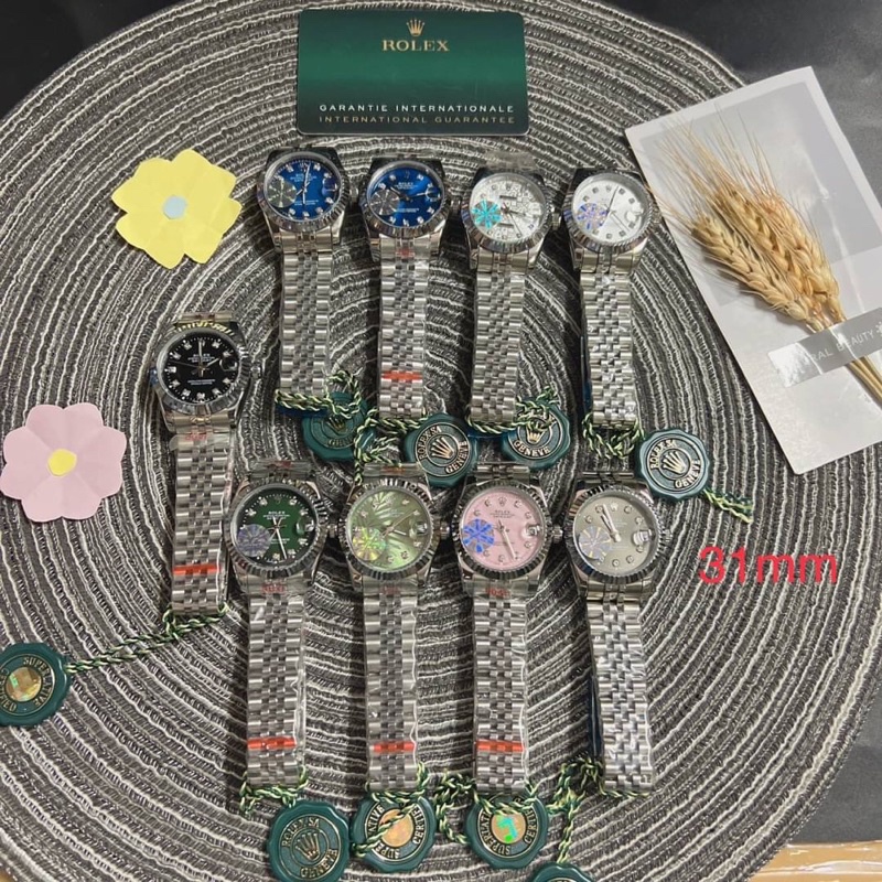 นาฬิกาdatejust-31mm-สำหรับผู้หญิง-ระบบautomatic-สแตนเลสแท้ทั้งเรือน