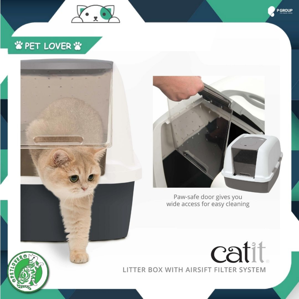 รู่นใหม่-ปี-2023-catit-airsift-litter-box-ห้องน้ำแมว-รุ่น-regular-jumbo-ของแถม-แผ่นดับกลิ่นรุ่นใหม่