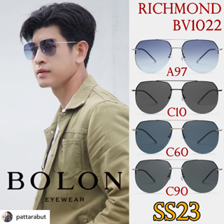 SS23 BOLON Premium แว่นกันแดด รุ่น Richmond BV1022 A97 C10 C60 C90 เลนส์ Nylon [B-Titanium] แว่นของญาญ่า แว่นของเจเจ