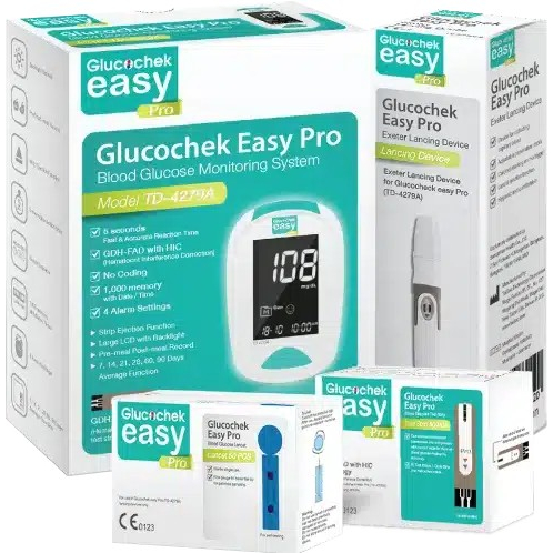 set-glucochek-easy-pro-td-4279a-ชุดเครื่องตรวจระดับน้ำตาลในเลือด