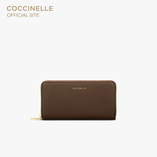 COCCINELLE METALLIC SOFT WALLET 110401 กระเป๋าสตางค์ผู้หญิง