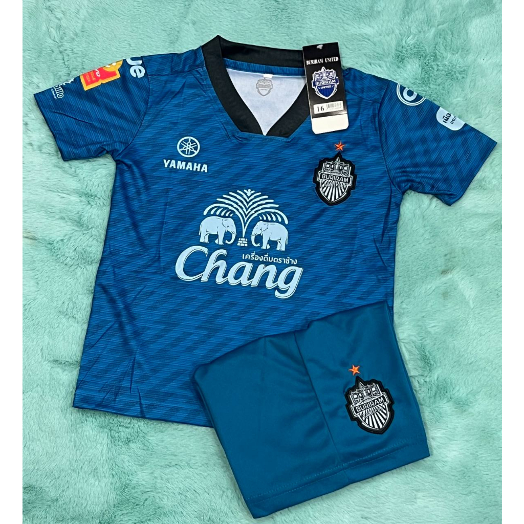 ชุดกีฬาเด็ก-ทีมburtd-ชุดกีฬาเด็กทีม-รุ่นใหม่ล่าสุด2023-24-เสื้อ-กางเกง