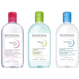 Bioderma Sensibio H2O Cleansing Micellar Water 500ml มี 3 สูตร