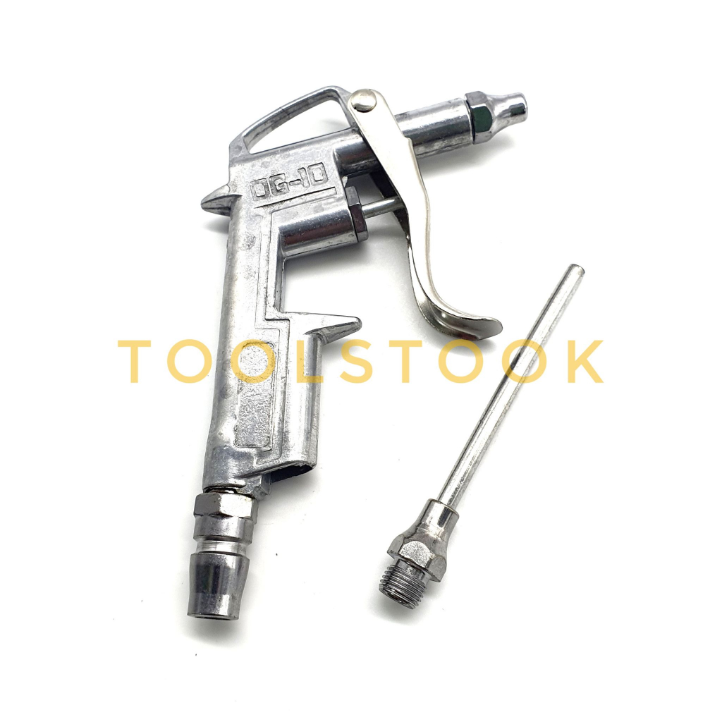 ปืนฉีดลม ปืนเป่าลม DG10 (AIR DUSTER) พร้อมข้อต่อคอปเปอร์ ใช้กับปั๊มลม