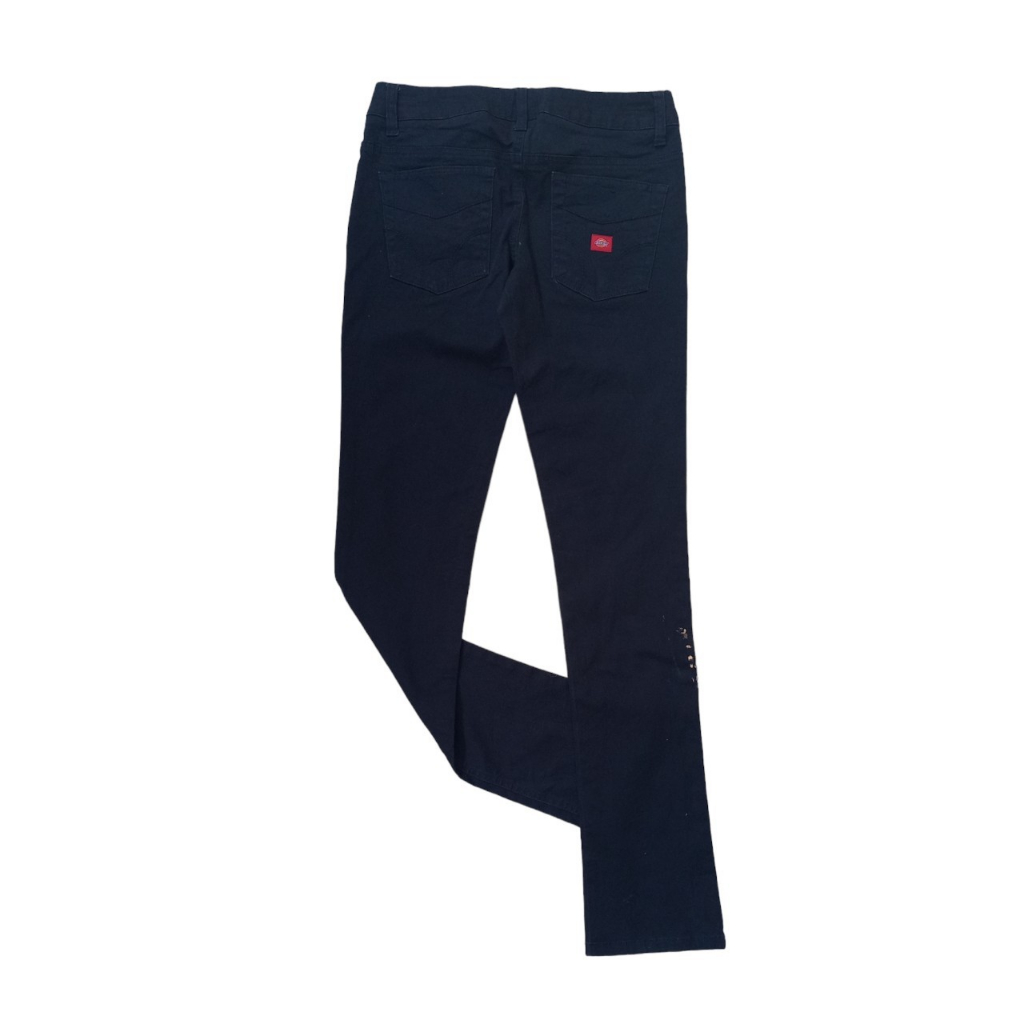 dickies-kids-skinny-กางเกงผ้าเวสปอยท์-size-28-สีดำ