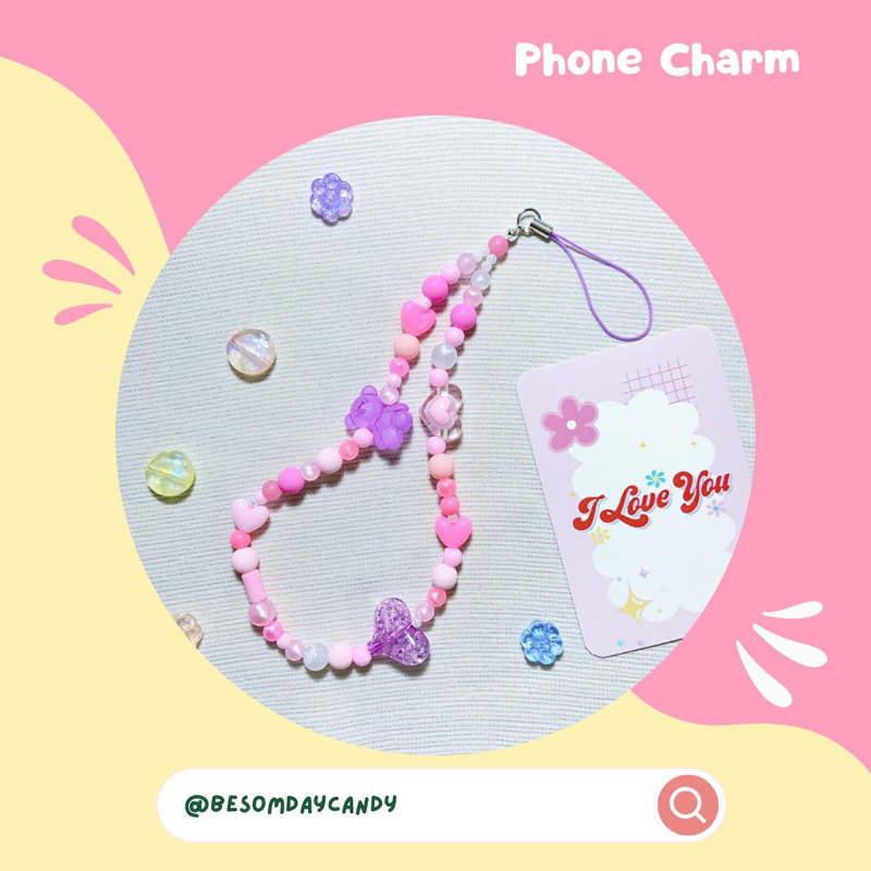 phone-charm-สายห้อยโทรศัพท์-มือถือ-แฮนด์เมด