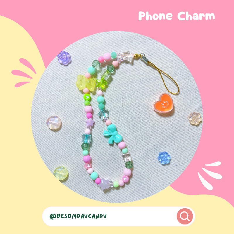 phone-charm-สายห้อยโทรศัพท์-มือถือ-แฮนด์เมด