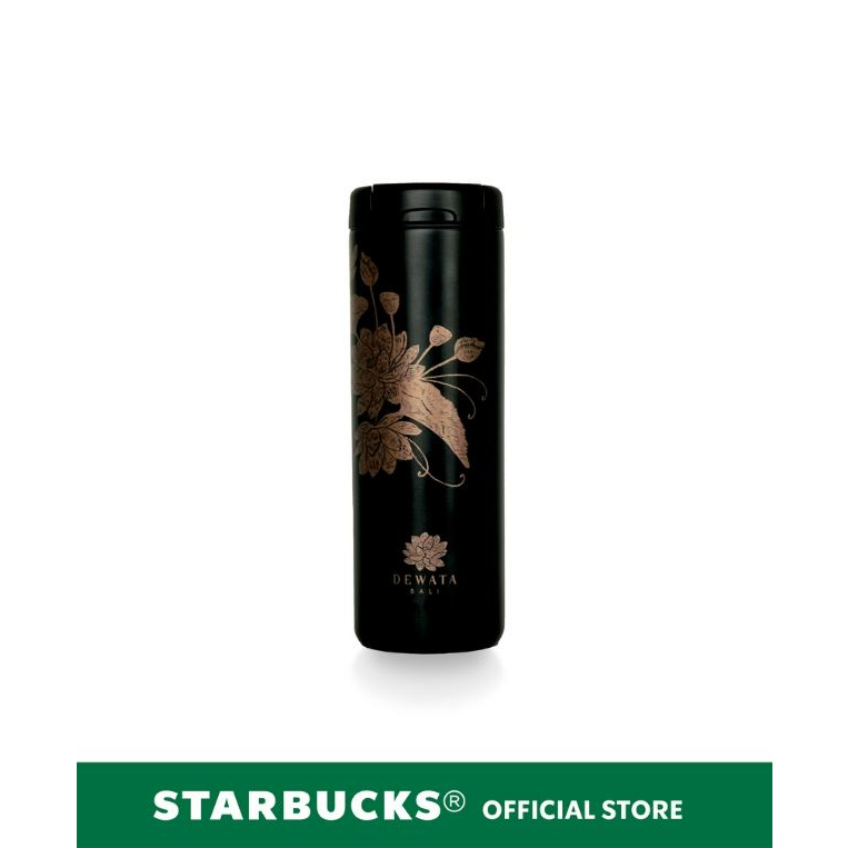 Starbucks Tumbler Stainless 12 Oz Dewata Lotus Black Shopee Thailand