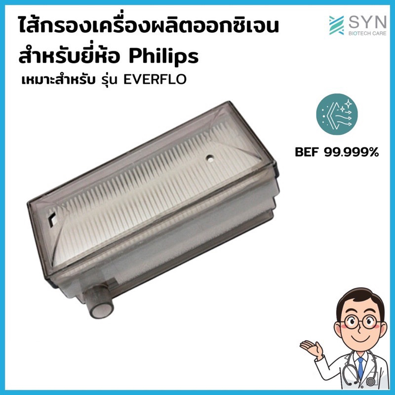 ไส้กรองเครื่องผลิตออกซิเจน-philips-5-ลิตร