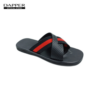 DAPPER รองเท้าแตะ Carbon Fiber สายคาดดำ/แดง (HSKB2/960SC1)