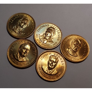 💥 เหรียญที่ระลึก US President ปี 1968
