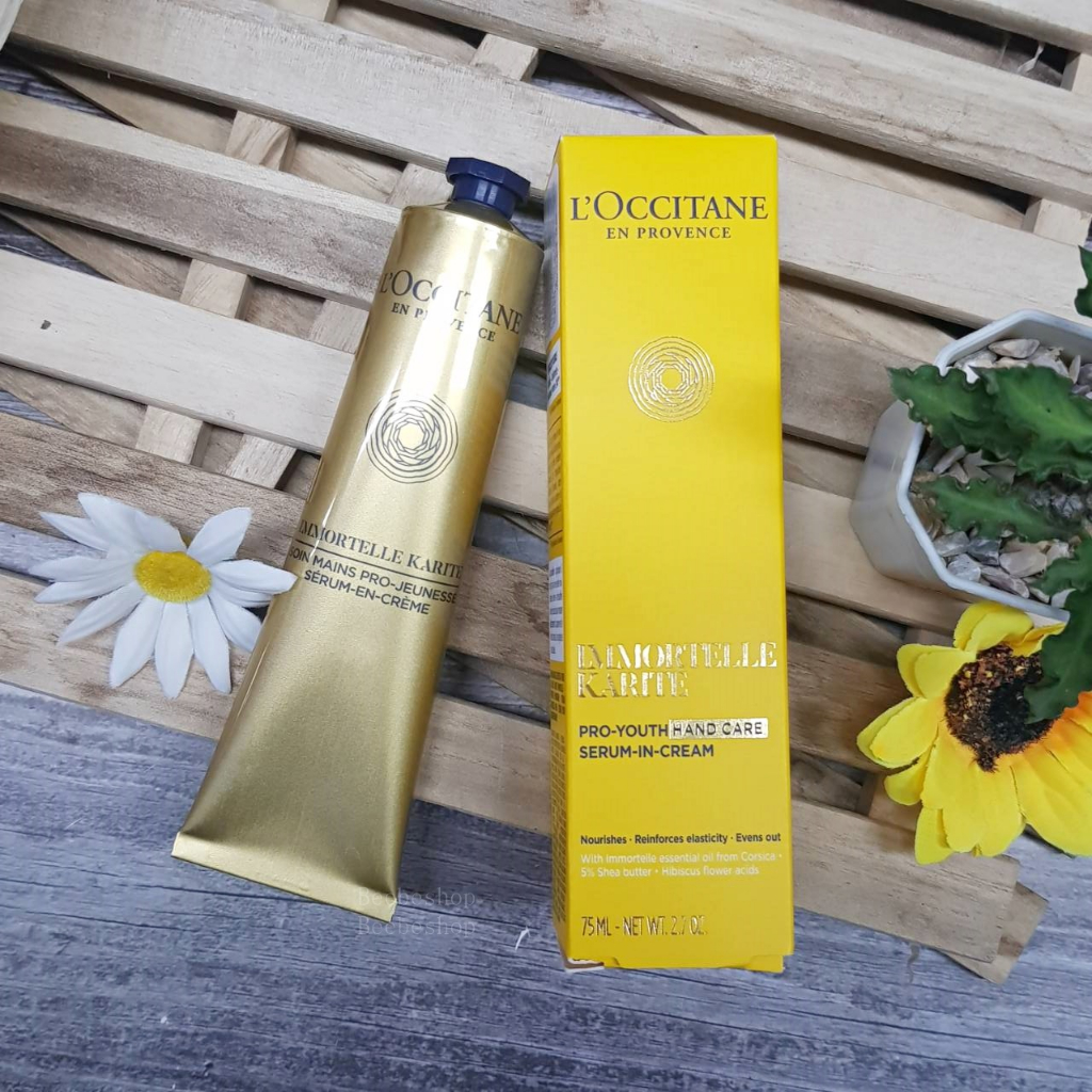 L'occitane Youth Hand Cream Serum In Cream 75ml ครีมบำรุงผิวมือ