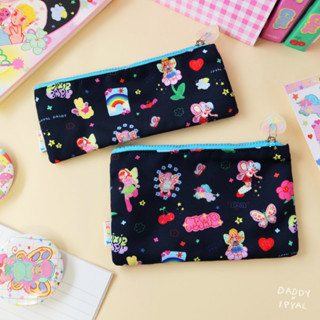 DADDY | IPYAL x Daddy Pixie Baby Pencil Bag กระเป๋าดินสอ ผ้าแคนวาส สีดำ