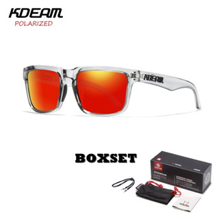 KDEAM NEW KD332 แว่นตากันแดด Polarized UV400 สําหรับขี่จักรยานเดินป่าตกปลาตั้งแคมป์ KD332-C18-สินค้าพร้อมส่งจากไทย