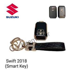 เคสกุญแจรีโมทรถยนต์ Tpu สําหรับ รถรุ่นSwift 2018 (Smart Key)
