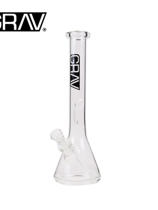 บ้องแก้ว GRAV Glass Bong รุ่น Premium Beaker Bong สี Black ความสูง 30 ซม. [ของแท้100%]