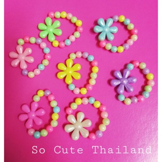 Brand: So Cute Thailand ที่รัดเข็มขัด คัลเลอร์ฟูลล์ดอกไม้ใหญ่ วิ้งๆ