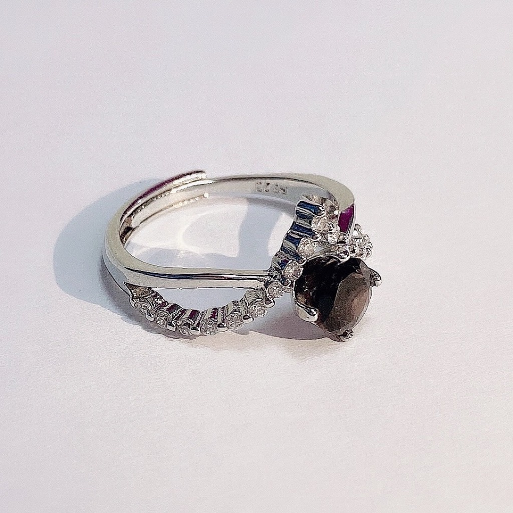 แหวนพลอยสโมคกี้ควอตซ์-smoky-quartz