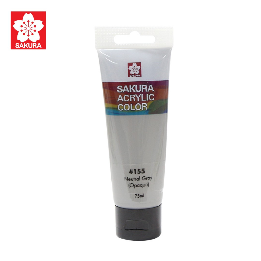 สีอะคริลิค sakura (ซากุระ) Sakura Acrylic Color 75ml. | Shopee Thailand