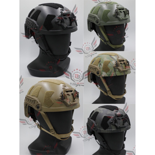 หมวก FAST SF SUPER HIGH CUT รุ่น ปรับท้ายทอยได้ (หมวกฟาส) FAST SF SUPER HIGH CUT HELMET  ● น้ำหนัก : 750 กรัม ● ขนาด : ก