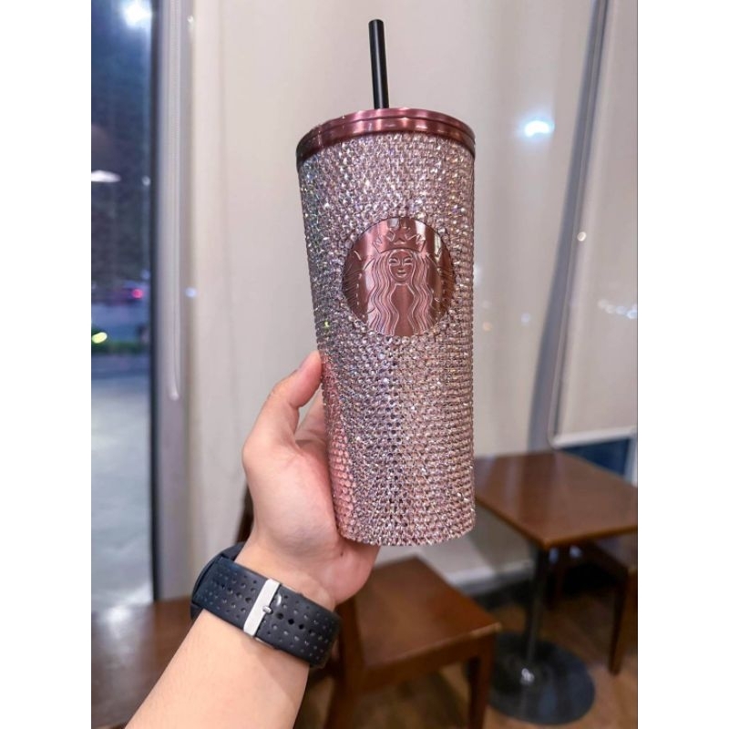 พร้อมส่ง-starbucks-x-blackpink-bling-cold-cup-16oz-ของแท้