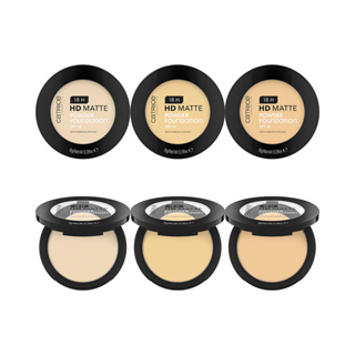 Catrice 18H HD Matte Powder Foundation คาทริซ เอททีนอาว เอชดี แมท พาวเดอร์ ฟาวเดอชั่น เครื่องสำอาง แป้ง ติดทนนาน