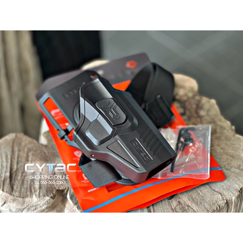 SET: ซองปลดนิ้วชี้ G 19 พร้อมเพลทลดต่ำ Cytac(สายรัดขาสามารถถอดได้นะคะ ...