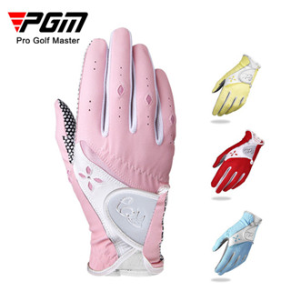 [11GOLF] ถุงมือกอล์ฟ ผู้หญิง ถุงมือกันลื่น PGM ST020 PACK CAT Women Gloves