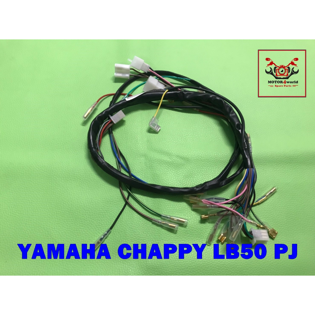 WIRE WIRING SET Fit For YAMAHA CHAPPY LB50 PJ // ชุดสายไฟ สายไฟทั้งระบบ